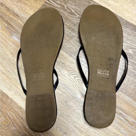 ALDO— black strappy sandals - Picture 2 of 4